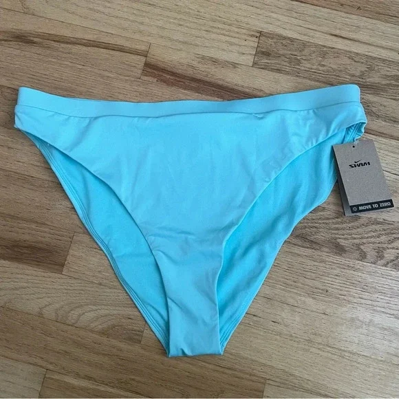 Nike Women’s Blue High Waisted Swim Suit Bottom Sz XXL NWT - Picture 1 of 5